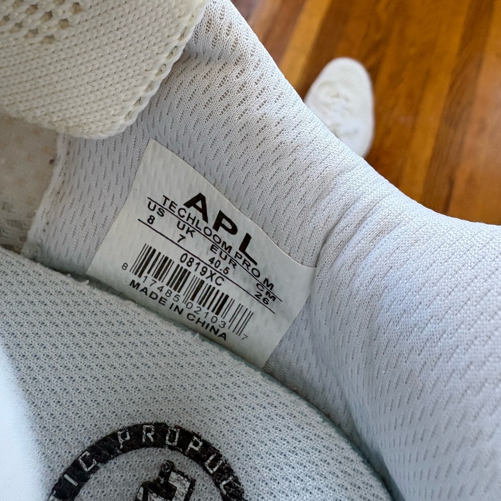 APL White Mesh Performance Sneakers - Picture 7 of 7